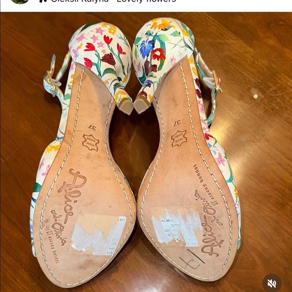 Alice & Olivia x Stacey Bendet floral heels - Picture 4 of 5